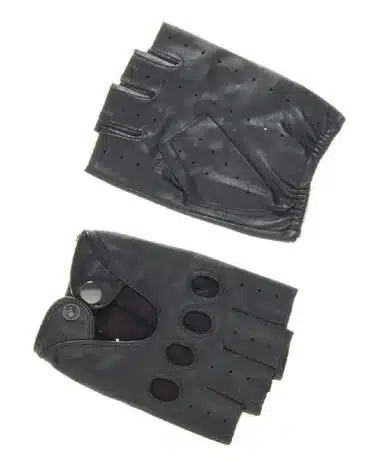 Leather Fingerless Gloves
