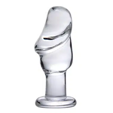 Asvini Glass Penis Shaped Anal Plug