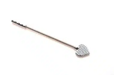 Stainless Steel Heart Shaped Paddle with Spikes