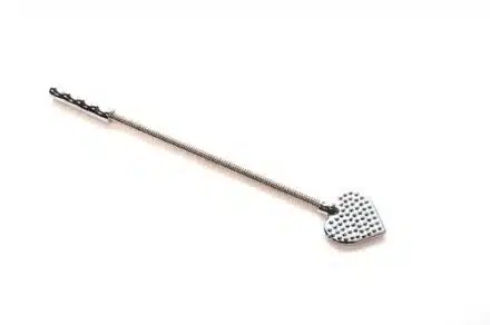 Stainless Steel Heart Shaped Paddle with Spikes