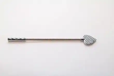 Stainless Steel Heart Shaped Paddle with Spikes - Image 2