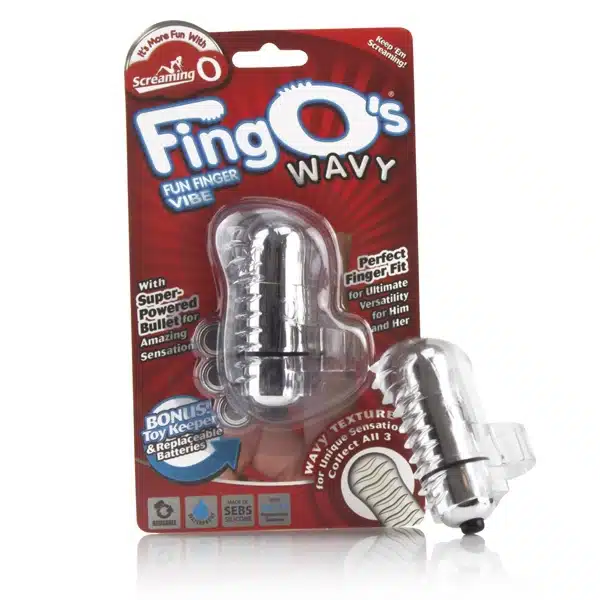 Fingos Wavy Clear Vibrator - Image 2
