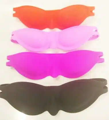 Silicone Blindfold with Adjustable Snap Closure
