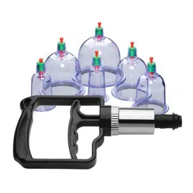 6 Piece Cupping Set with Acu-Points
