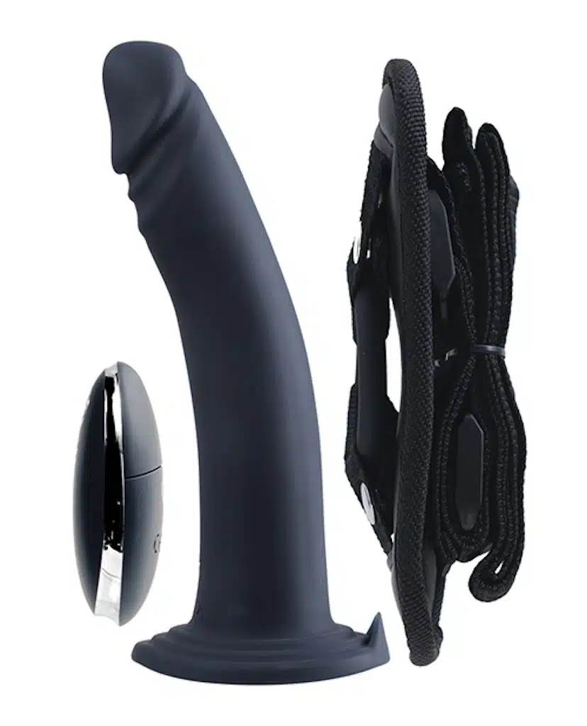 Vedo Diki Vibrating Dildo With Harness and remote - Image 5