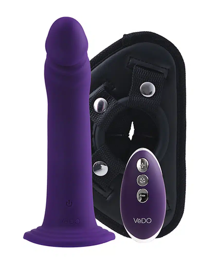 Vedo Diki Vibrating Dildo With Harness and remote - Image 8