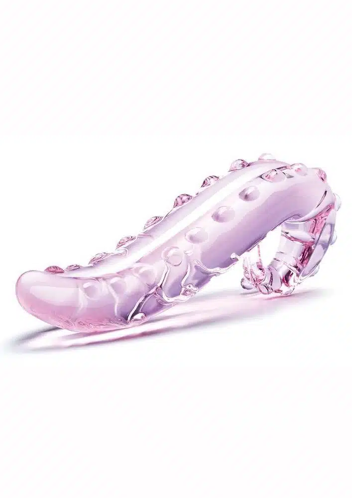 Glass Lix Dildo, 6 inches