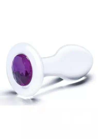 Glass Jewel Anal Plug