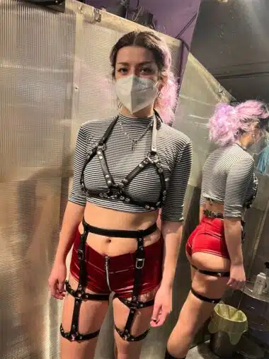 The Lily - Leather Lower Body Harness