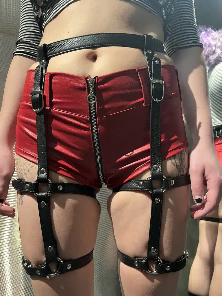 The Lily - Leather Lower Body Harness - Image 2
