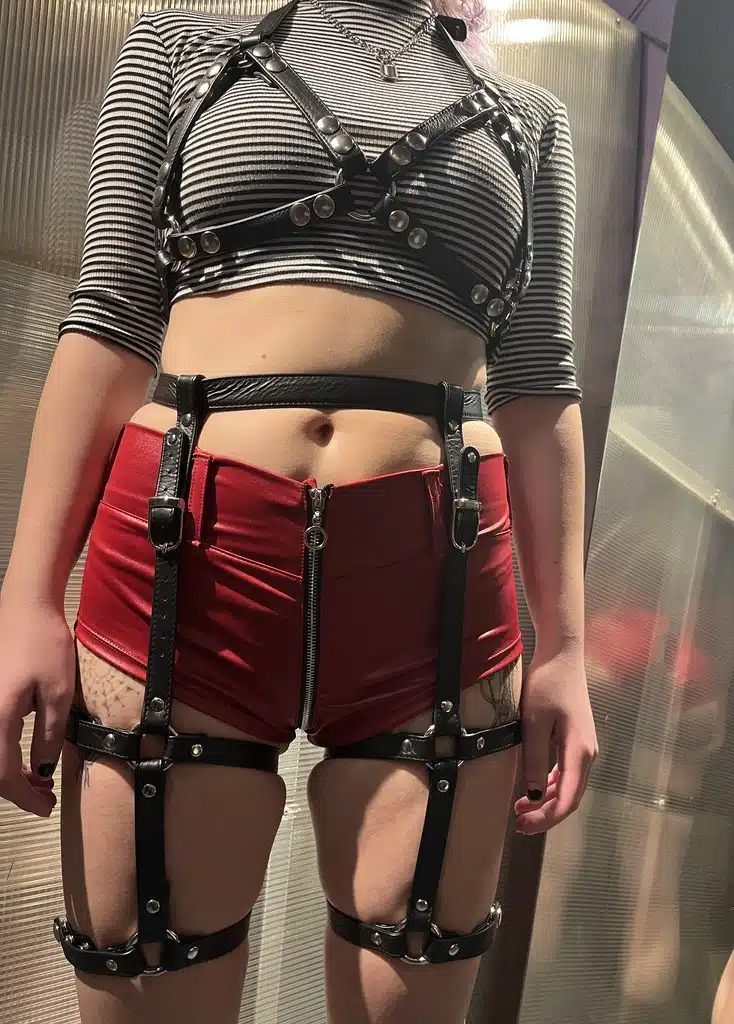The Lily - Leather Lower Body Harness - Image 3