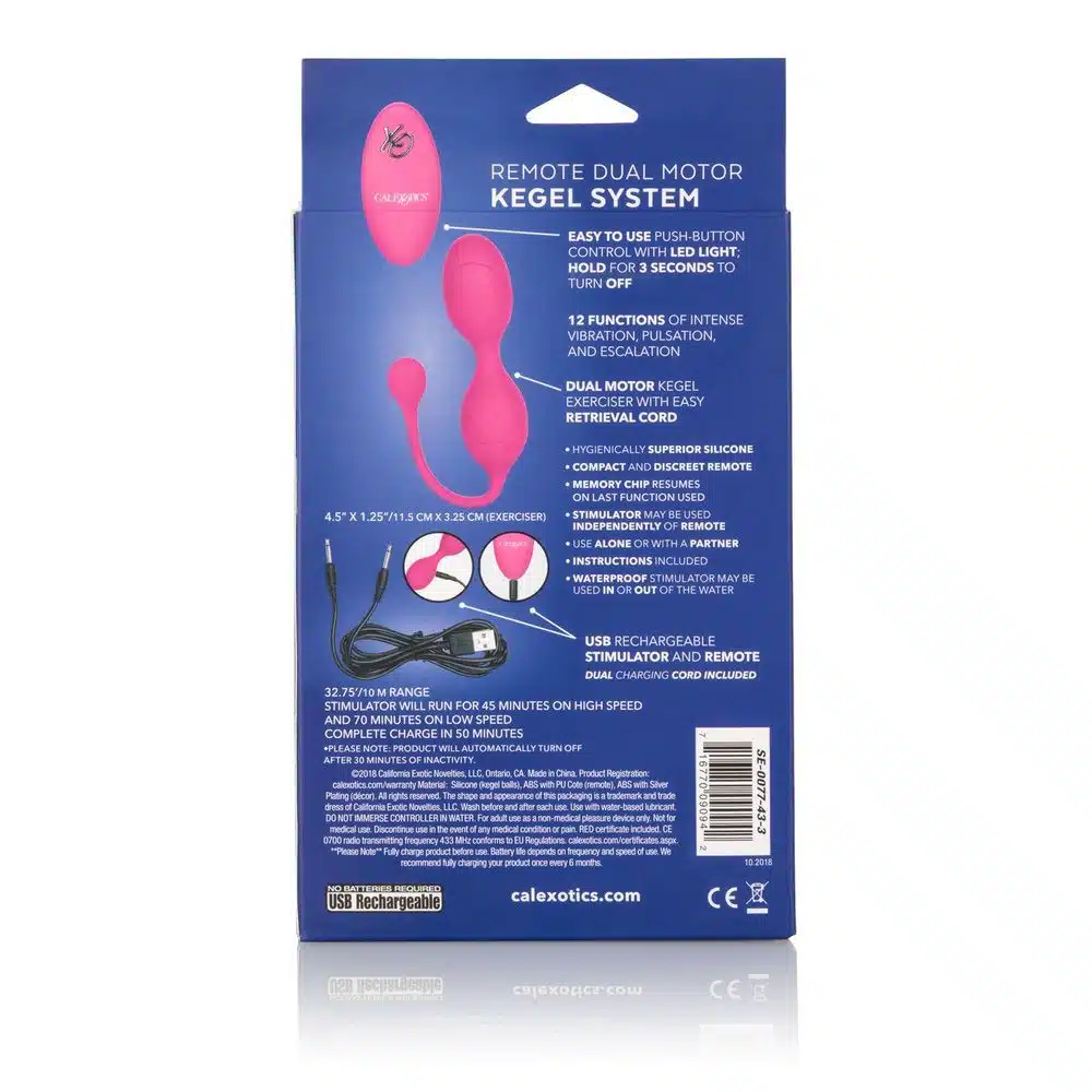 Rechargeable Vibrating Silicone Kegel Balls with Remote Control - Image 5