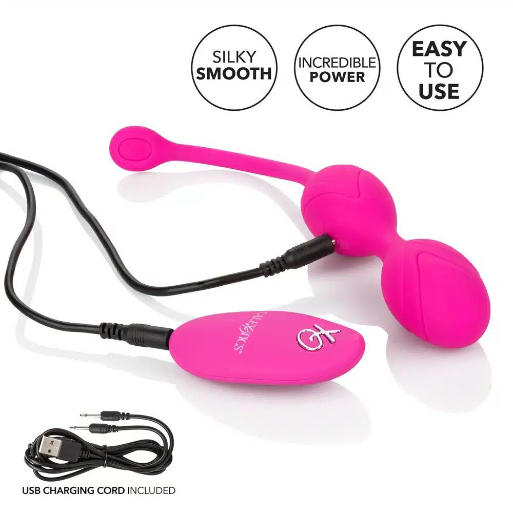 Rechargeable Vibrating Silicone Kegel Balls with Remote Control
