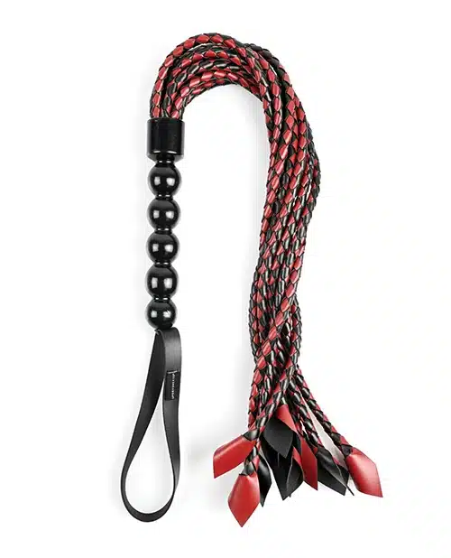 Saffron Braided Faux Leather Flogger - Image 4