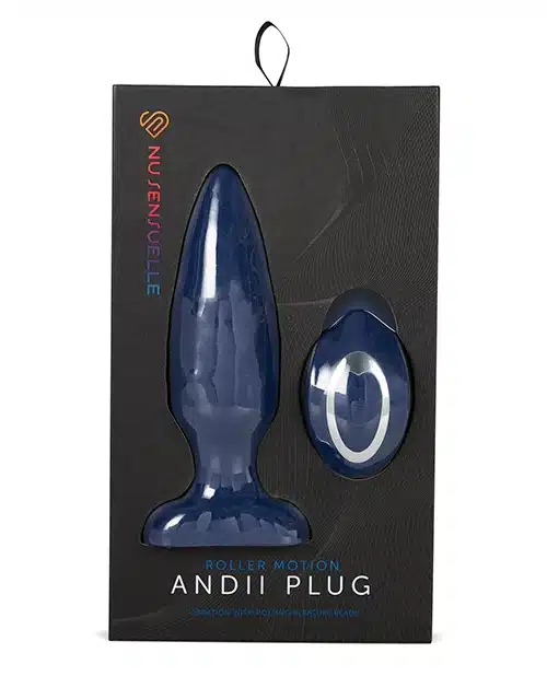 Andii Rechargeable Silicone Plug with Roller Motion - Image 2