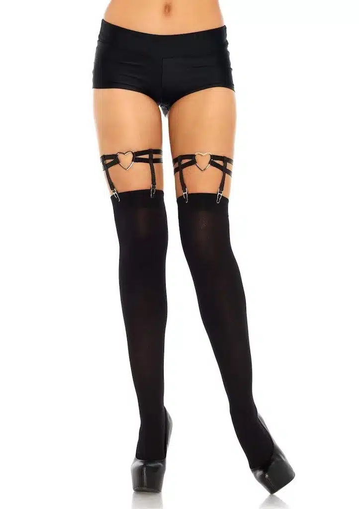 Joni Garter Suspender with Heart - Image 2