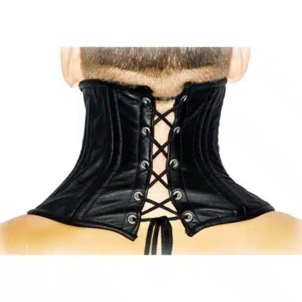 Strict Leather Neck Corset - Image 3