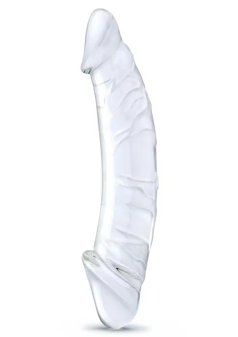 Girthy Realistic Glass Double Dildo 10.5in - Image 3