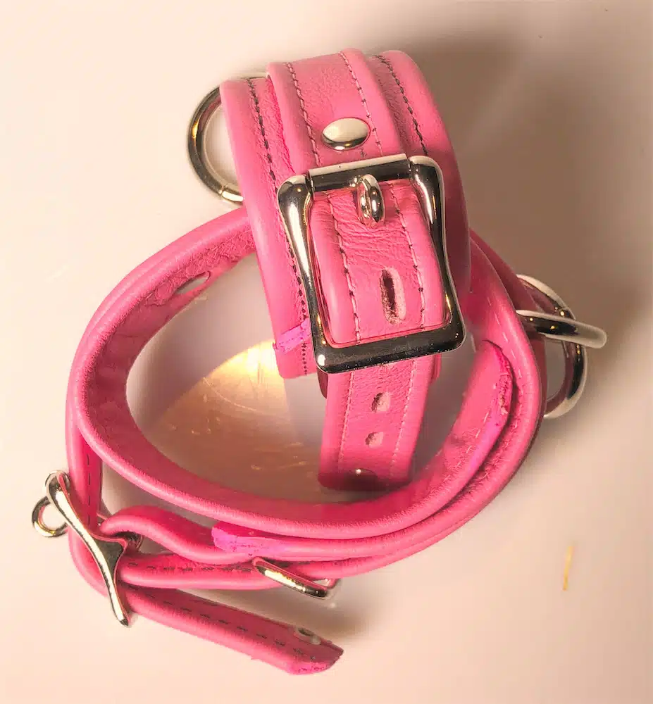 Plain Leather  Ankle Cuffs in Colors - Image 6