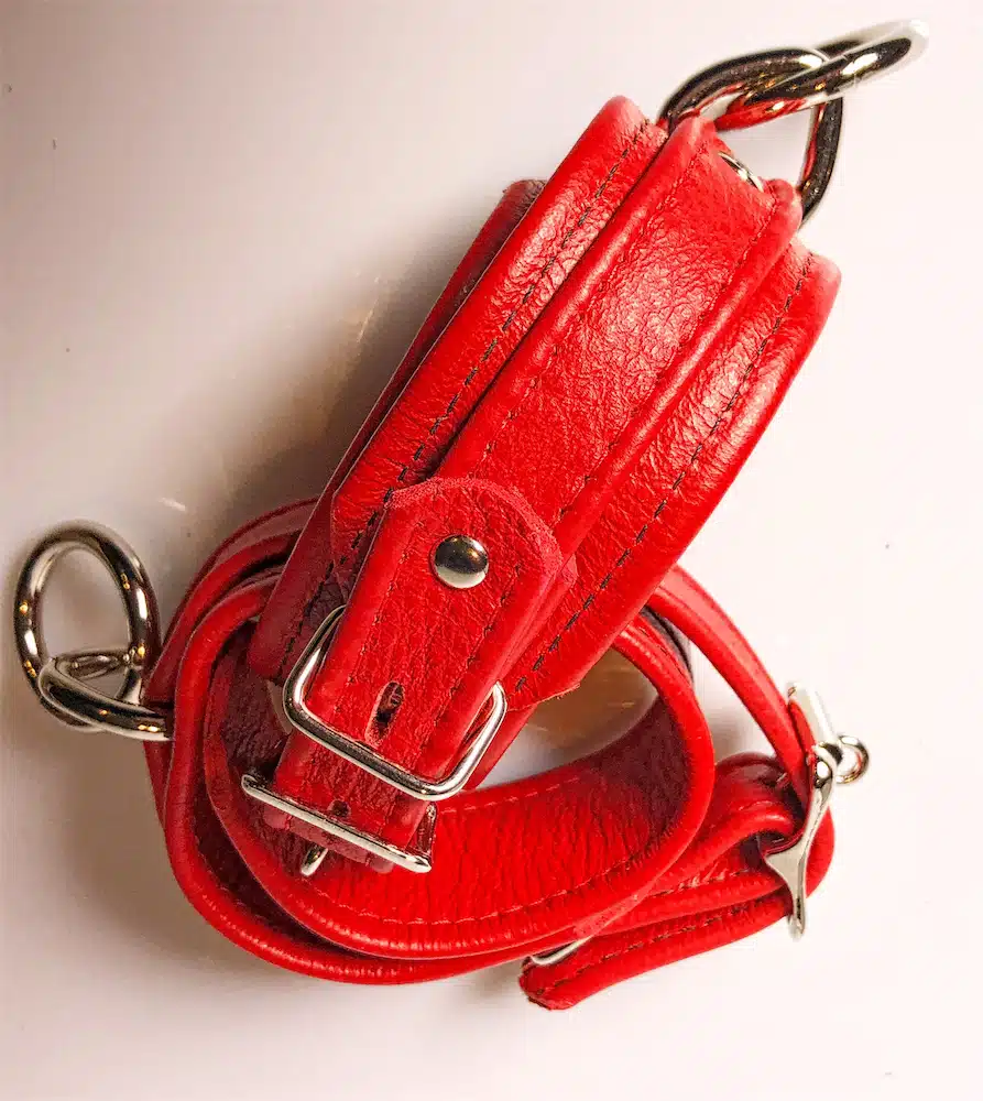 Plain Leather  Ankle Cuffs in Colors - Image 8