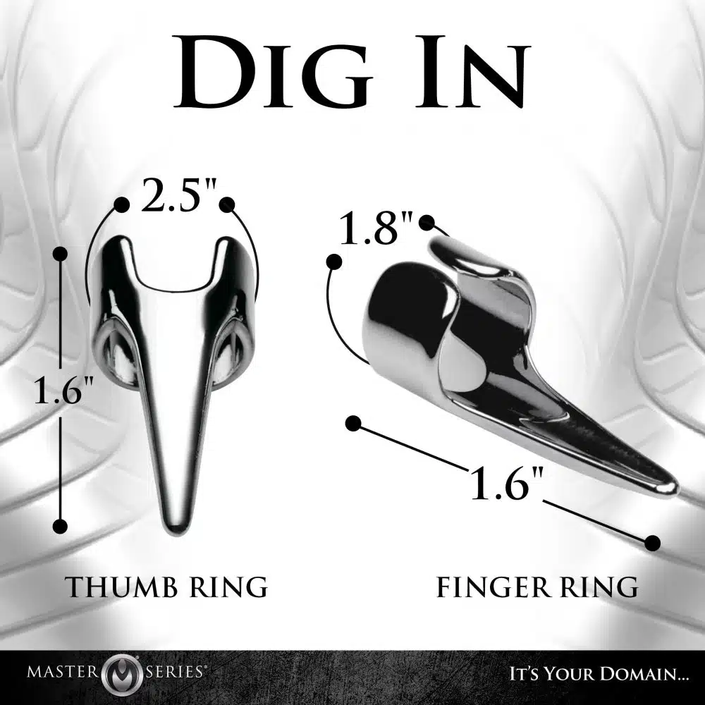Clawed Fingernail Sensation Play Rings - Image 4