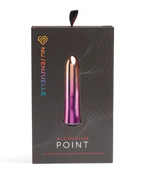 Nu Sensuelle Aluminium Point Rechargeable Warming Bullet - Rainbow - Image 2
