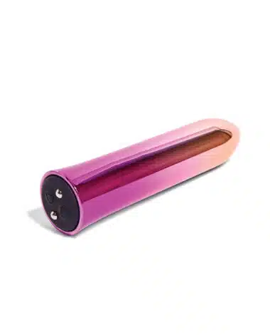 Nu Sensuelle Aluminium Point Rechargeable Warming Bullet - Rainbow