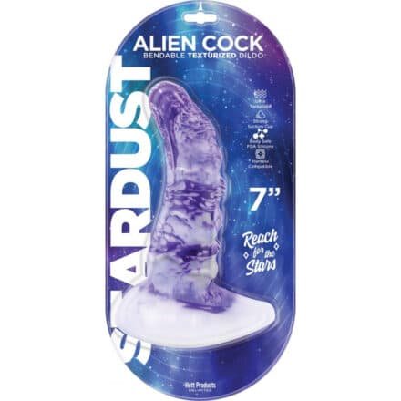 Stardust Alien Silicone Dildo 7in