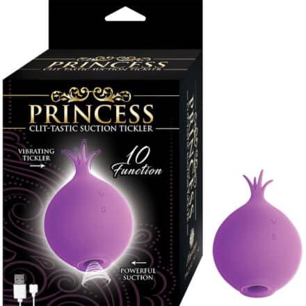 Princess Clit-Tastic Rechargeable Silicone Suction Tickler - Image 4