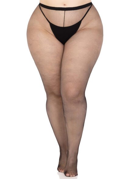 Ronnie Plus Size Micro Net Tights - Image 2