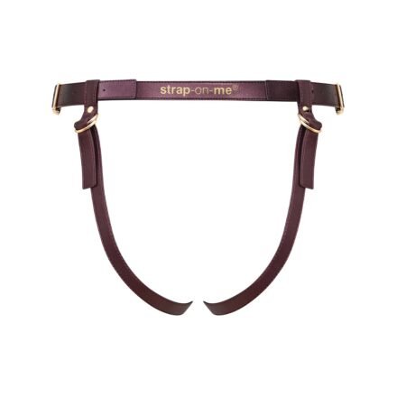 Vegan strap on Harness, One Size, Aubergine - Image 5