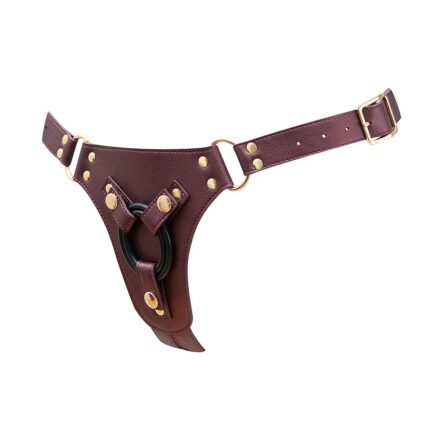 Vegan strap on Harness, One Size, Aubergine - Image 6