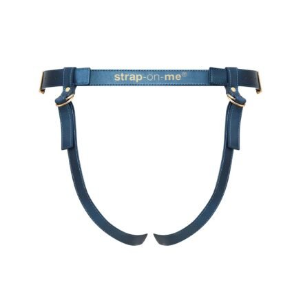 Vegan strap on Harness, One Size, Blue - Image 5