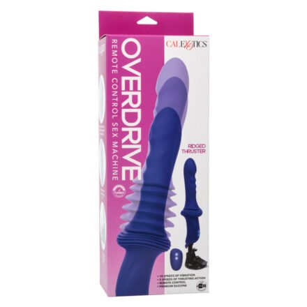 Overdrive Rechargeable Silicone Sex Machine Ridge Thruster with Remote Control - Image 4