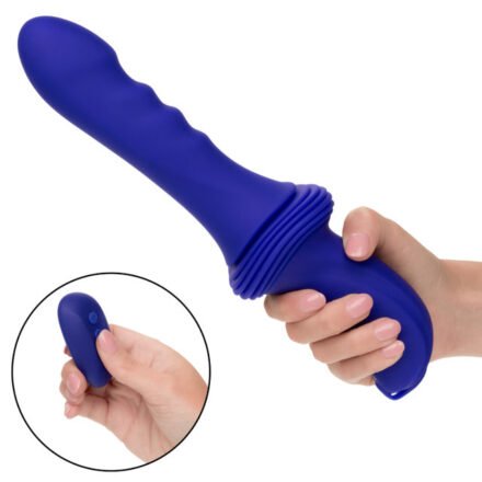 Overdrive Rechargeable Silicone Sex Machine Ridge Thruster with Remote Control - Image 7