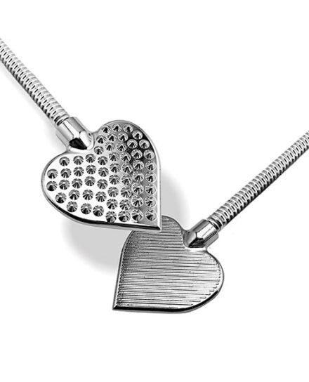 Stainless Steel Heart Riding Crop - Image 2