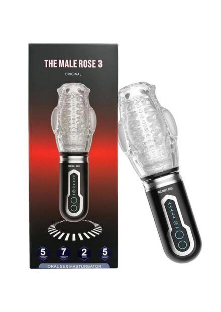 The Male Rose 3 Rechargeable Thrusting Rotating Masturbator - Image 2