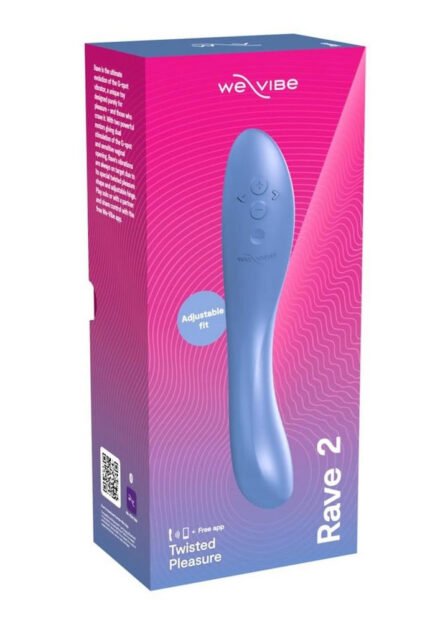 We-Vibe Rave 2 Twisted Pleasure Rechargeable Silicone G-Spot Vibrator - Image 2