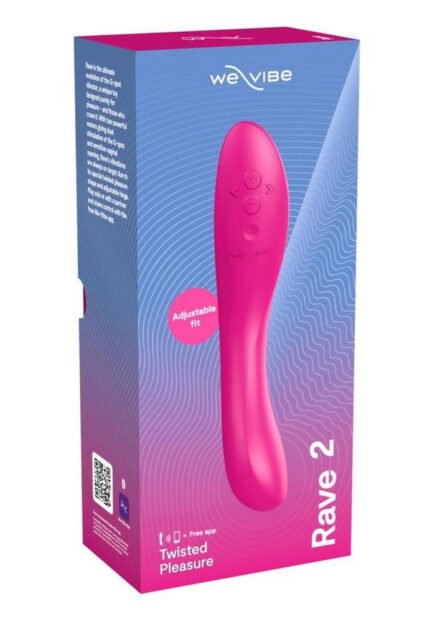 We-Vibe Rave 2 Twisted Pleasure Rechargeable Silicone G-Spot Vibrator - Image 5