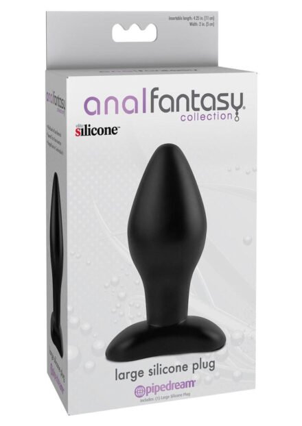 Anal Fantasy Collection Large Silicone Plug - Image 3