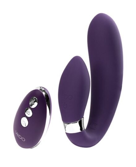 VeDO Jeni C-Shaped Rechargeable Silicone Dual Motor Vibe with Remote Control - Image 4