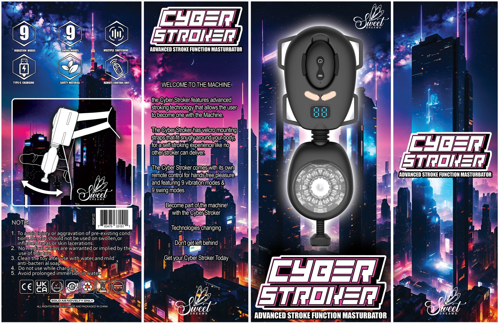 Cyber Stroker with Remote - Image 3