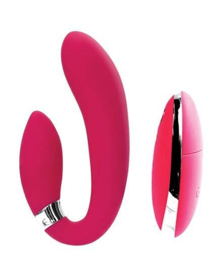 VeDO Jeni C-Shaped Rechargeable Silicone Dual Motor Vibe with Remote Control - Image 6