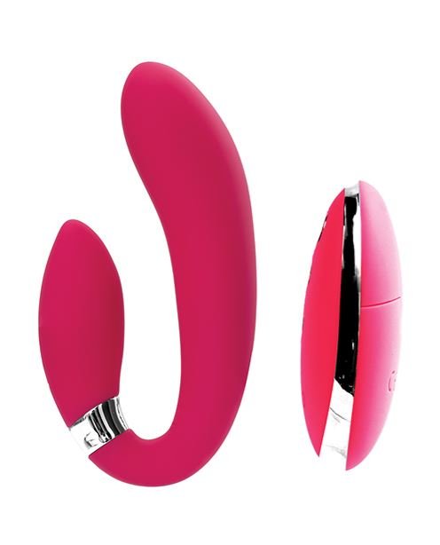 VeDO Jeni C-Shaped Rechargeable Silicone Dual Motor Vibe with Remote Control - Image 6