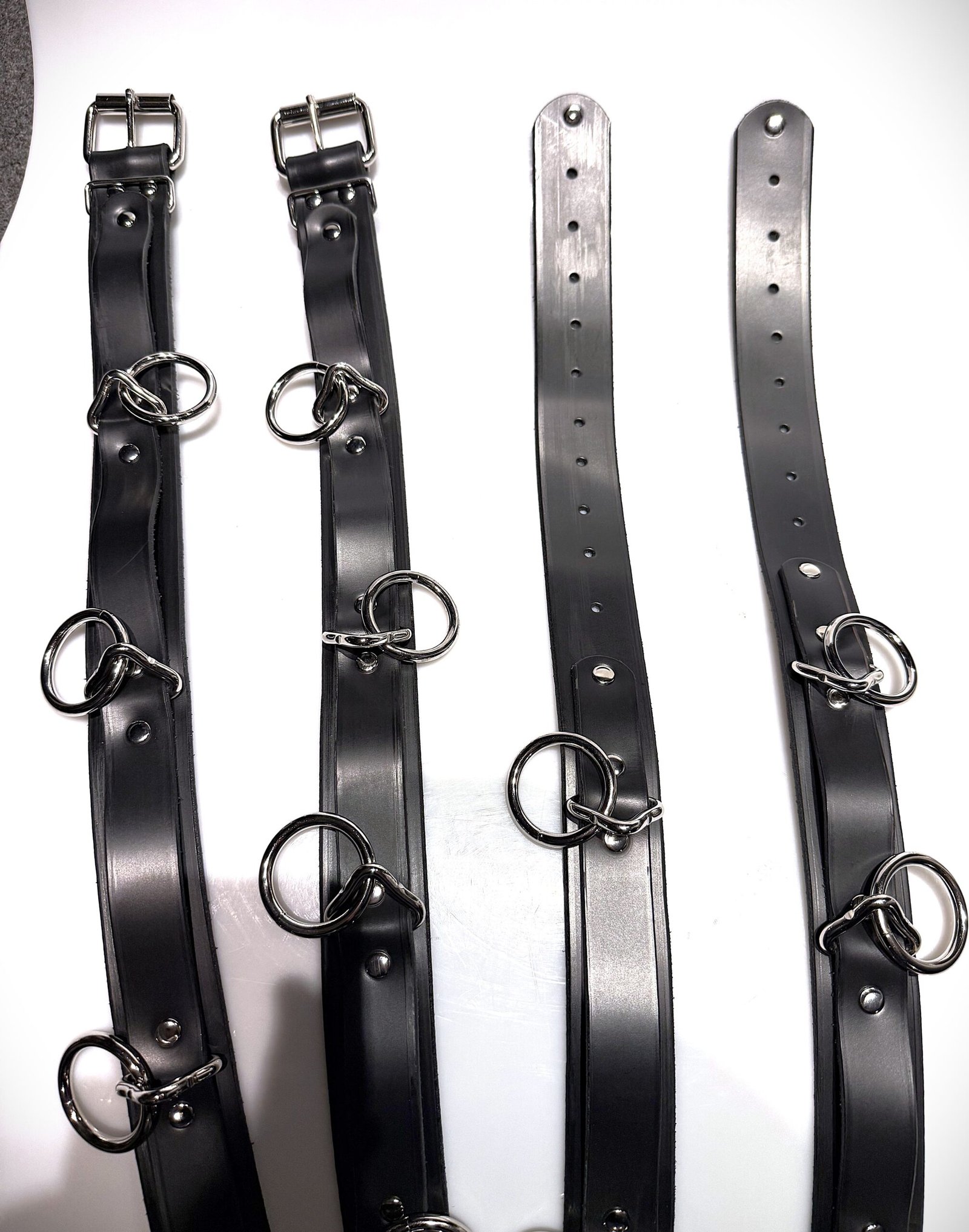 Leather Belt with Rings - Image 2
