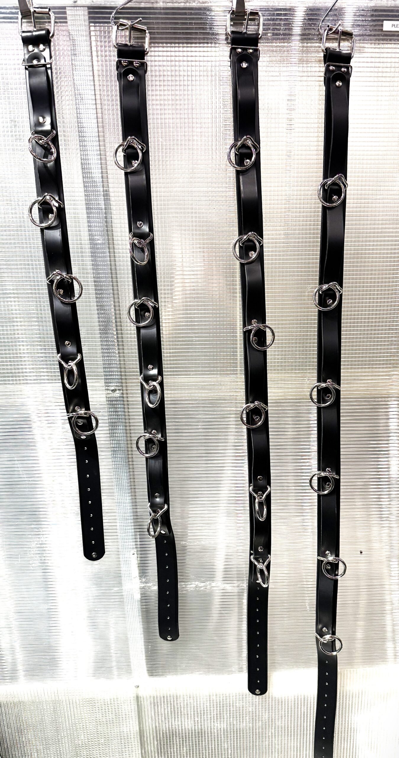 Leather Belt with Rings - Image 4