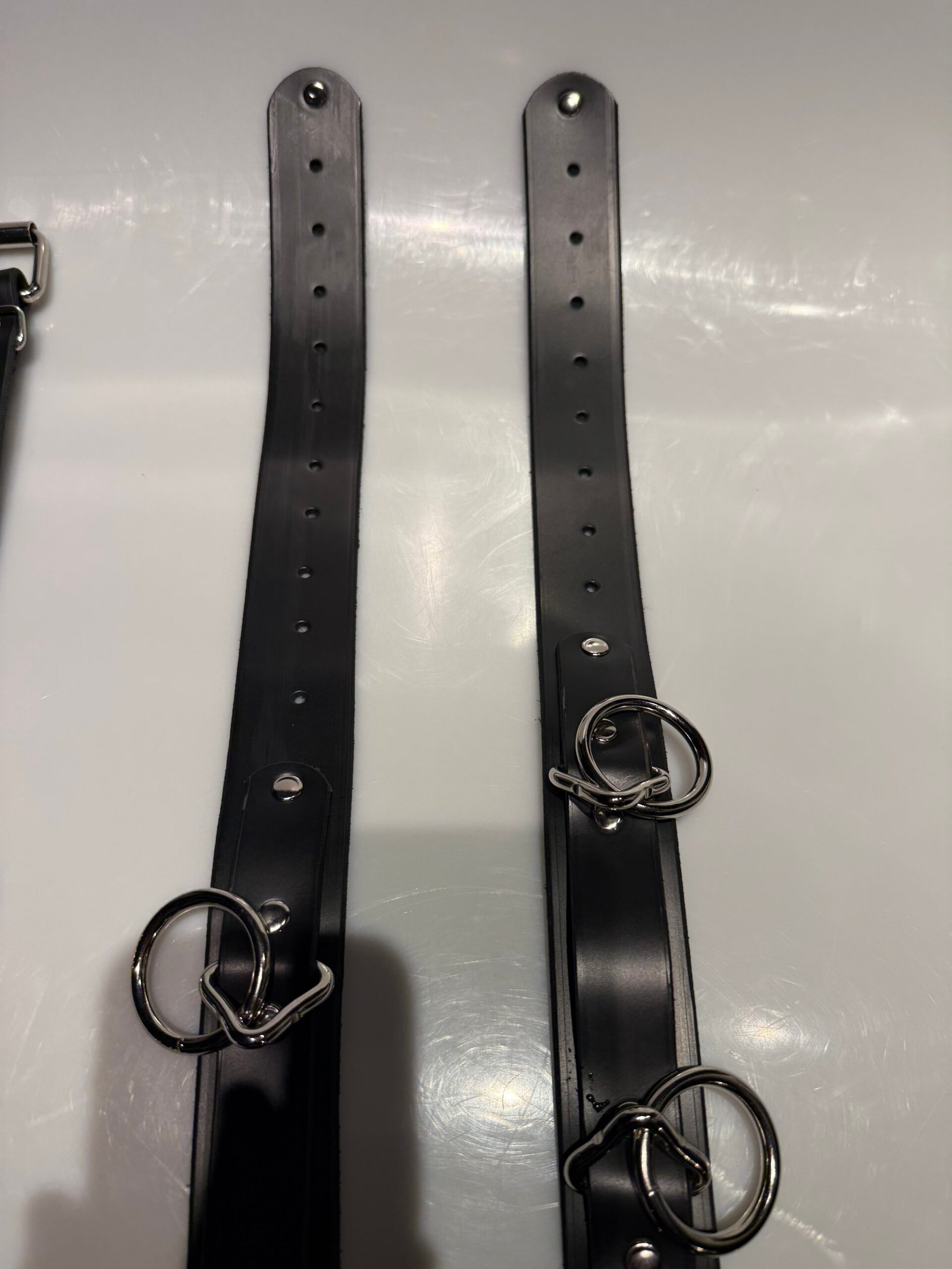 Leather Belt with Rings - Image 5